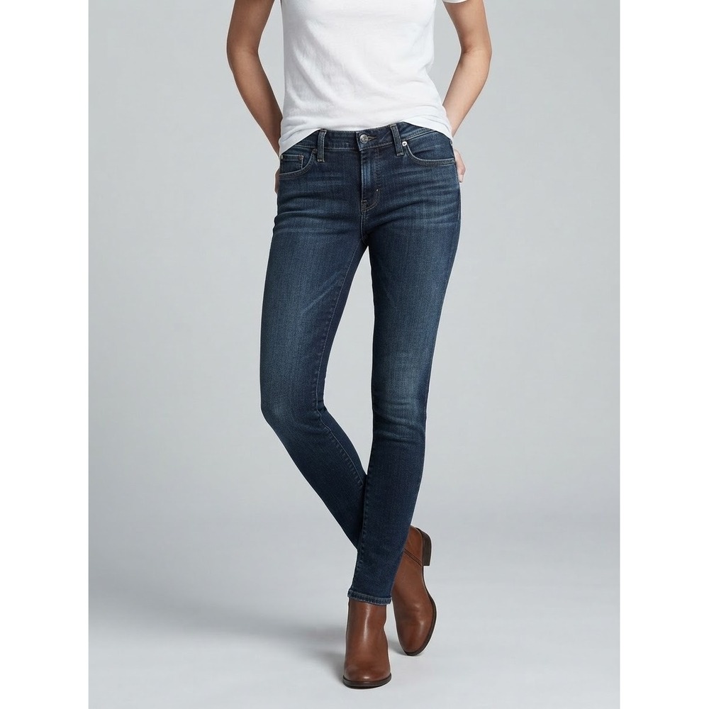 AG Adriano Goldschmied The Premiere Skinny Straight Jeans Dark Wash 25R USA